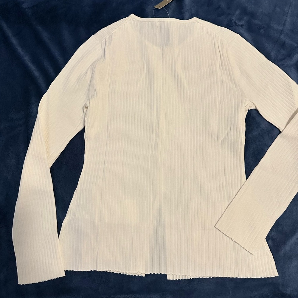 J Crew Super Stretch Ribbed Cardigan - Picture 3 of 5